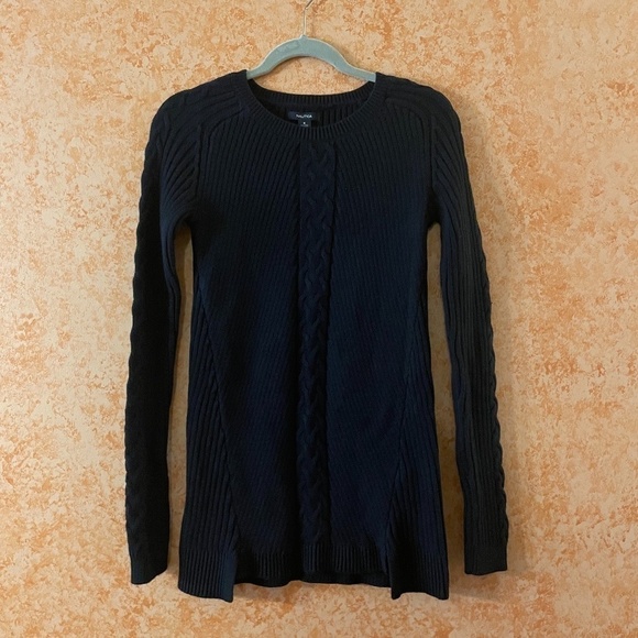 🌿SALE🌿NAUTICA Tunic Cable Sweater size Small - Picture 2 of 9